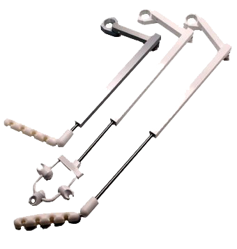 Telescoping Arm with 3 Position Holder Gray product image