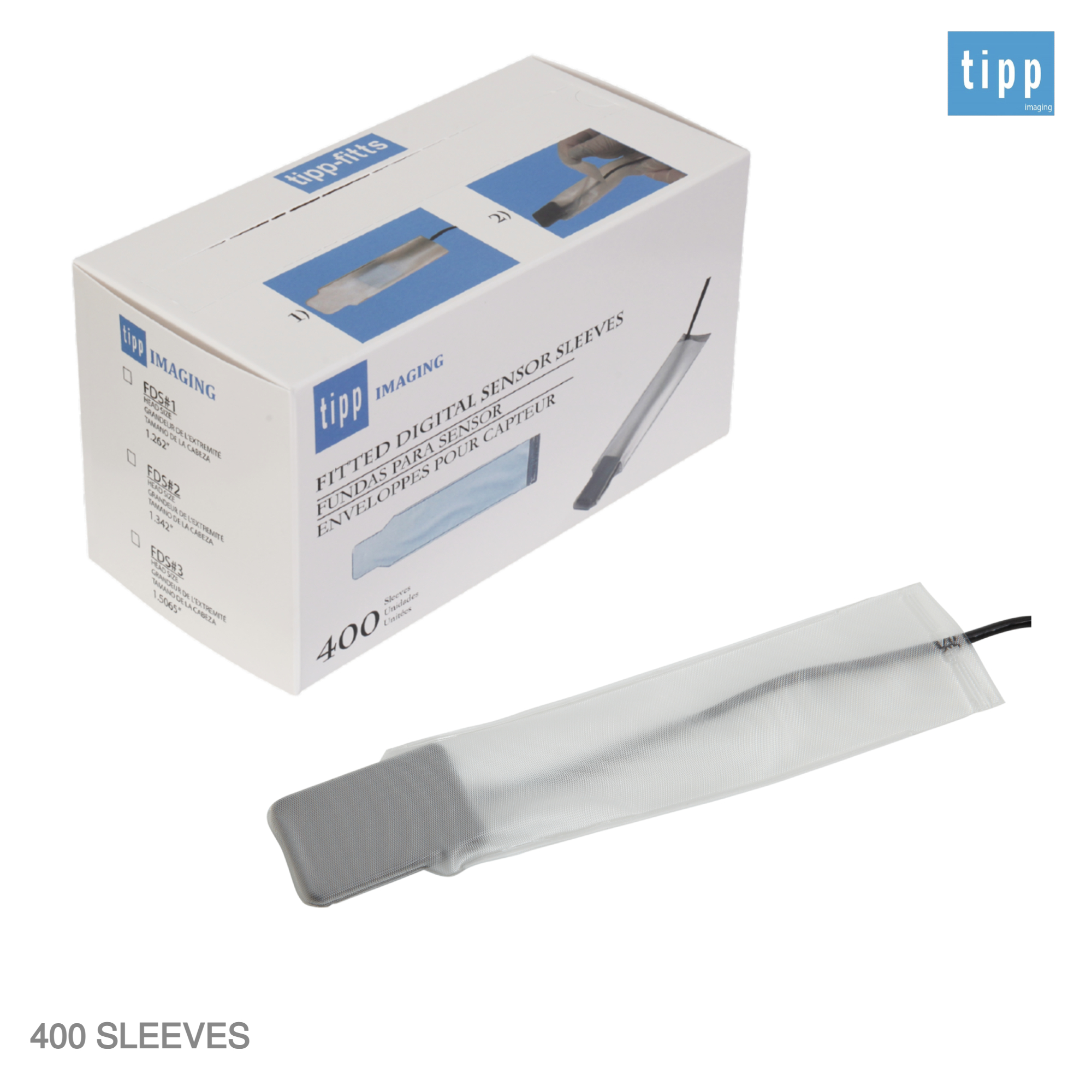 Carestream & Schick by Sirona Size 2 Sensor Sheaths Box of 500