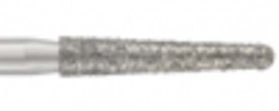 Diamond Burs, FG, Long Round End Taper, Coarse, Green, 1.8 mm, 856L-018C, 5/Pk, B5LLC product image