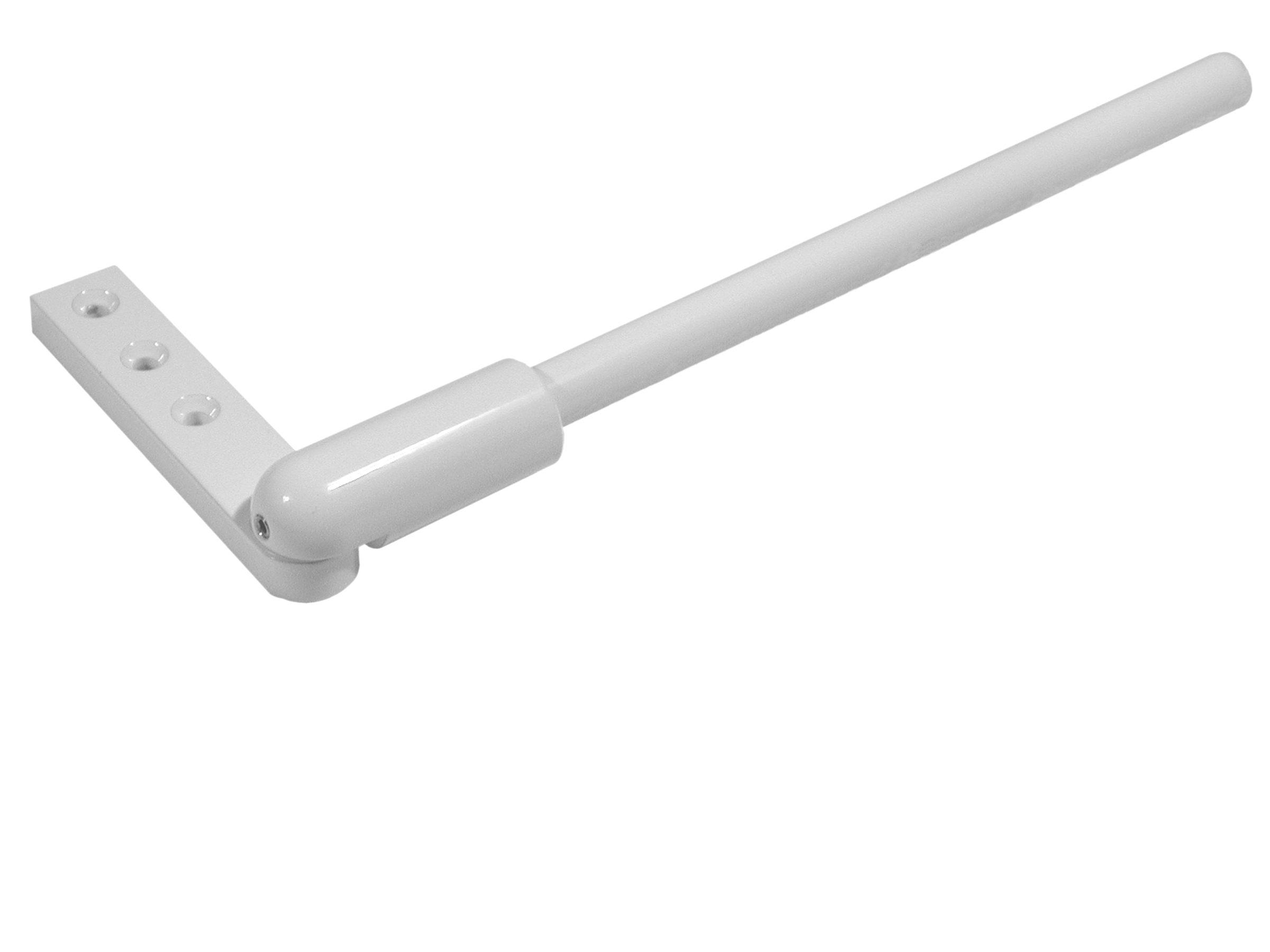 Swing Mount Holder Bar Horizontal Surface Mount White product image