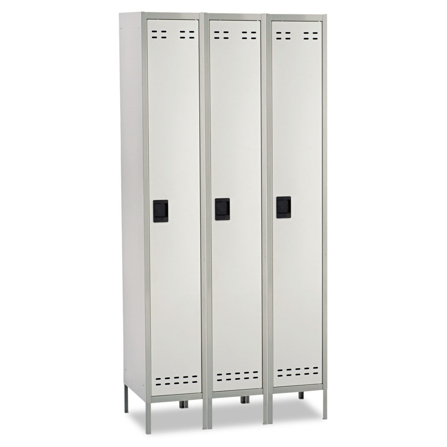 Safco® Single-Tier Three-Column Locker Two-Tone Gray 36W x 18D x 78H product image