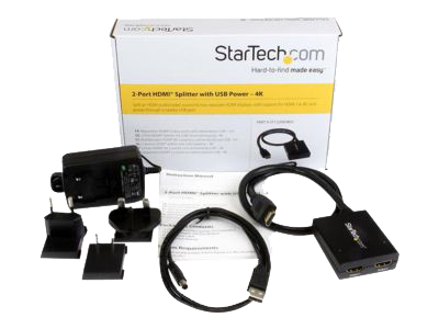 StarTech.com Video Splitter for 4K HDMI Televisions and Monitors product image