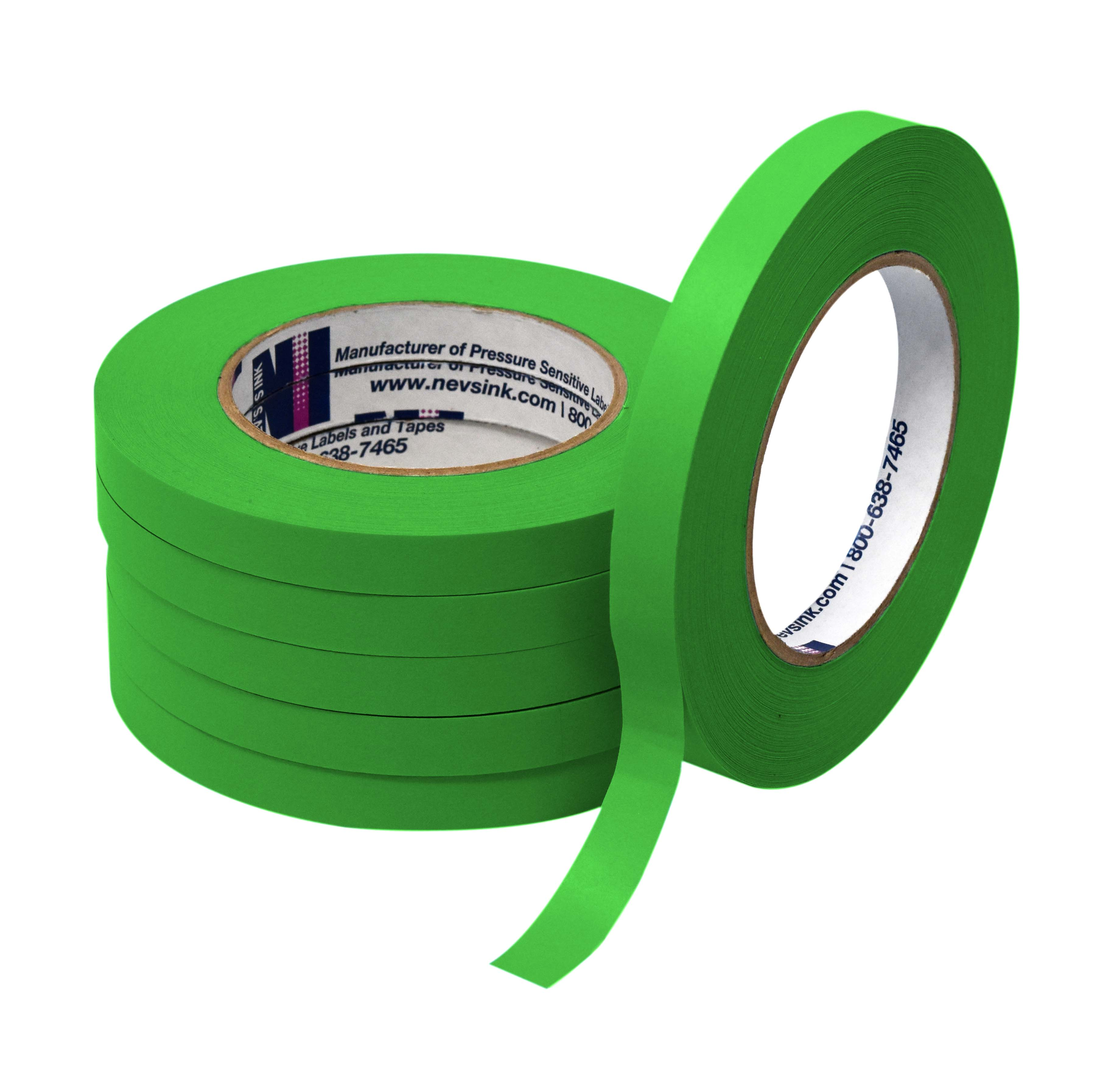 Green Labeling Tape 1/2" Wide x 60yd Box of 6 product image