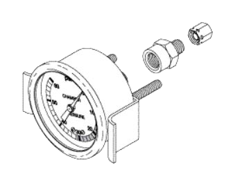 Pressure Gauge 1/4" MPT product image