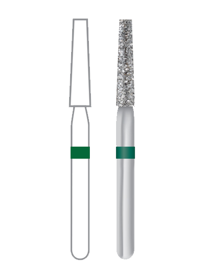 Diamond Bur Friction Grip Short Shank Coarse 847-016C 5/Pk product image