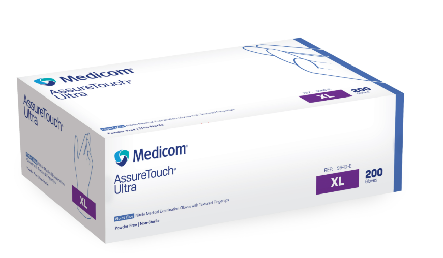 AssureTouch® Ultra Nitrile Medical Examination Gloves X-Large Box of 200 product image