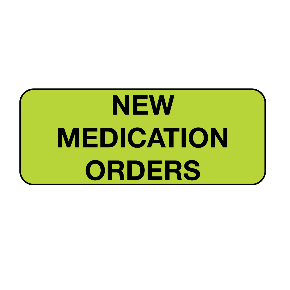 New Medication Orders Label Roll product image