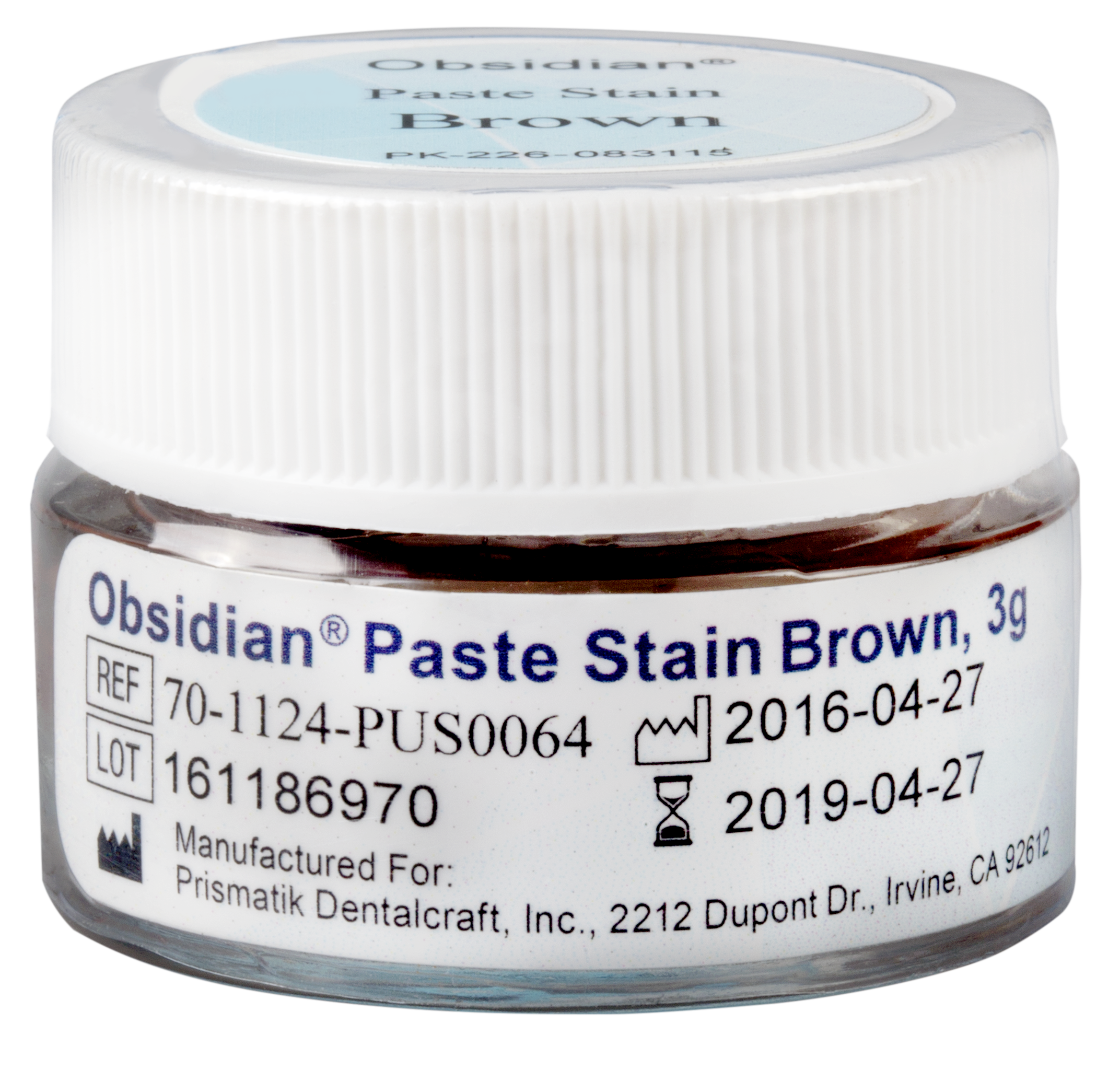 Obsidian® Paste Stain Brown 3g - Obsidian® Paste Stain Brown 3g - Image 1