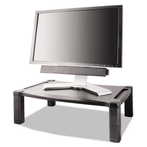Wide Two-Level Stand Height-Adjustable Black 20 x 13 1/4 product image