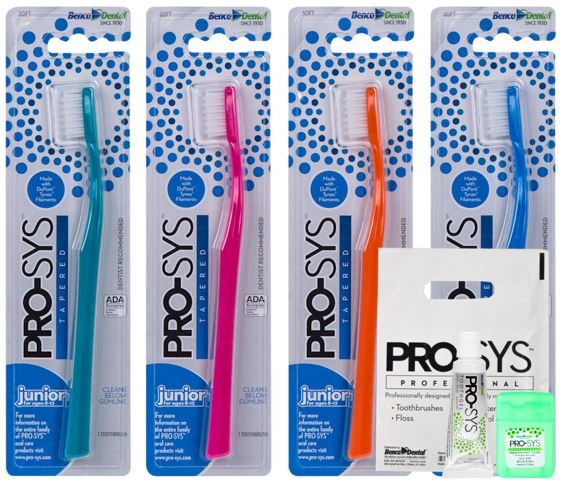 PRO-SYS® Full Junior Tapered 27 Tuft- Imprinted Bundle Case of 72 product image