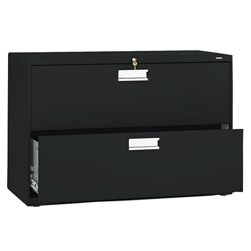 600 Series Black Two-Drawer Lateral File 42" image