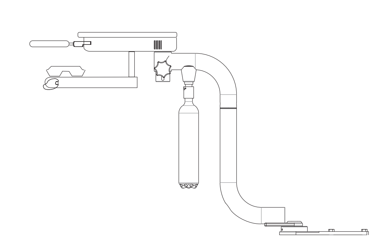 Duo Rear Under Cabinet Floor Mount Delivery System product image