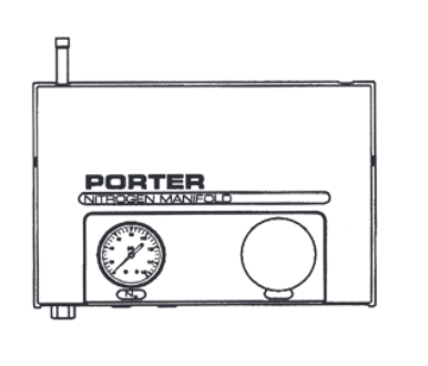 Nitrogen Manifold System with Three Regulators & Three 3ft. hoses product image