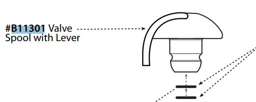 Bull Frog Expert Series HVE Valve Spool with Lever product image