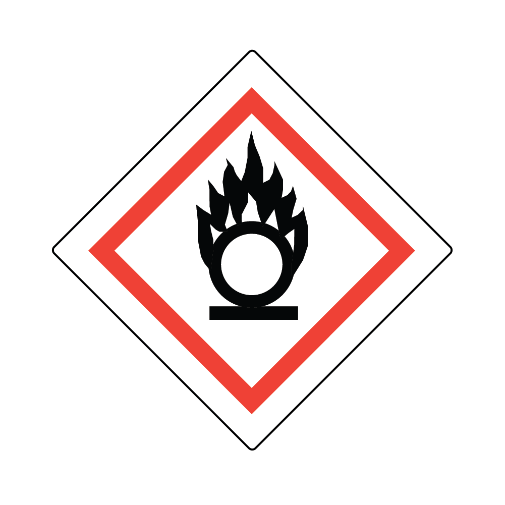 GHS Pictogram Label Oxidising 2" x 2" 1/Roll product image
