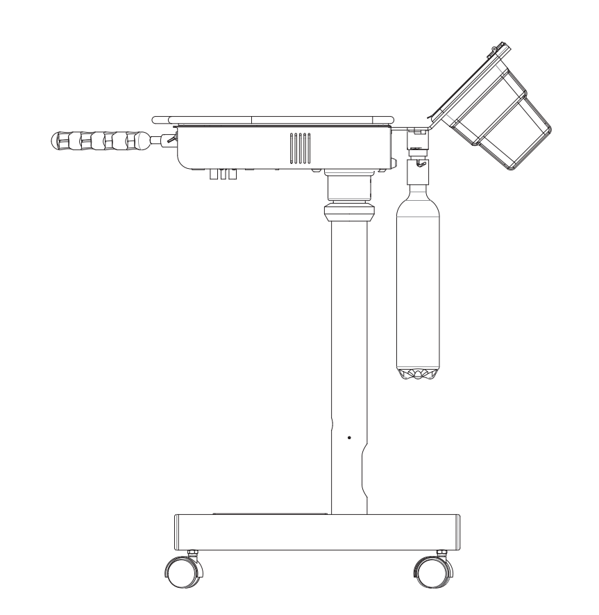 Duo Mobile Cart with Solid Surf product image