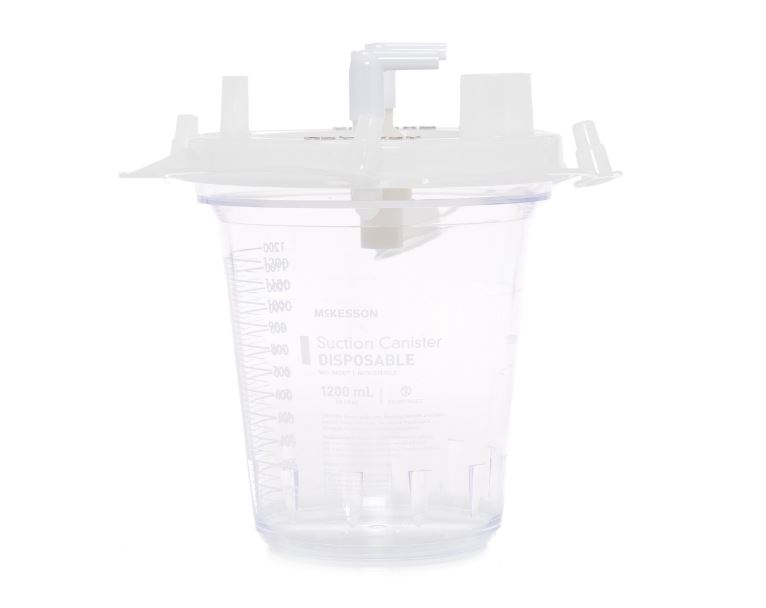 Suction Canister 1200ml Pour Lid Box of 8 product image