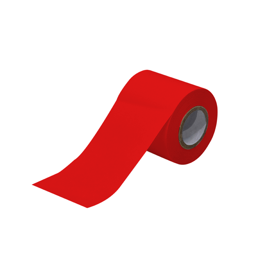 Red Labeling Tape 2" Wide x 500" Box of 1 product image
