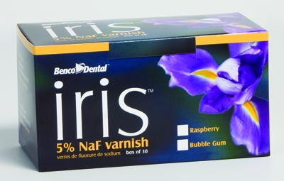 Bubblegum iris® Fluoride Varnish Box of 30 | Benco Dental