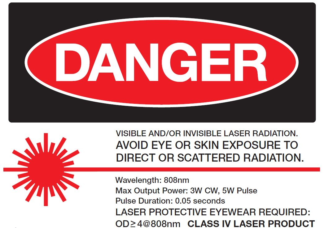 Sign Laser Warning - STM product image