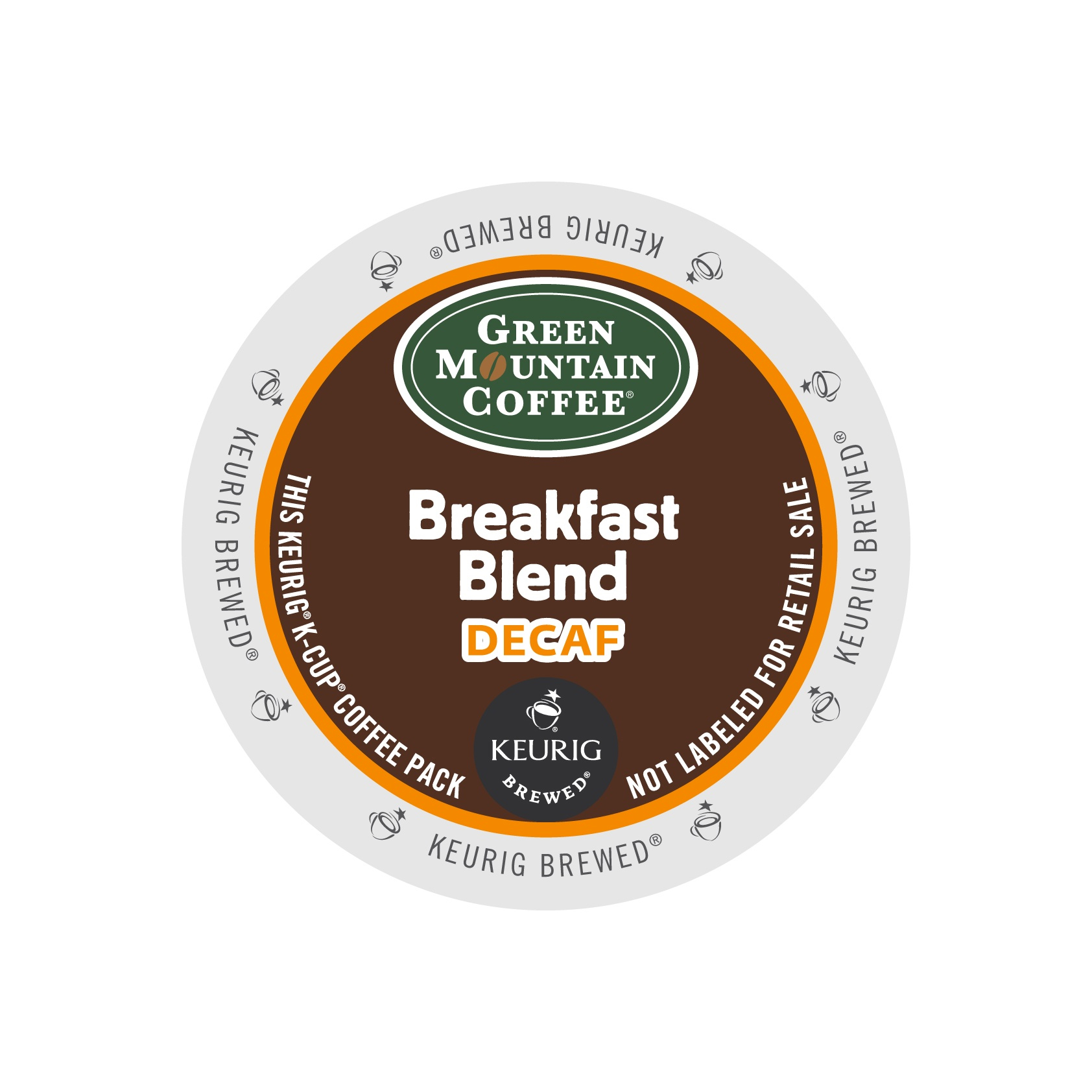 Green Mountain Coffee Breakfast Blend Decaf Coffee K-Cups 24/box 24/Bx product image
