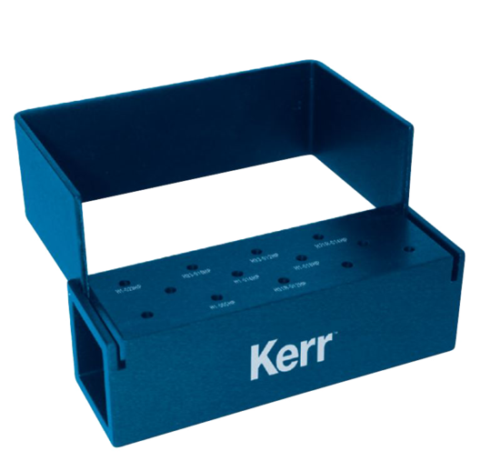 Black Custom Bur Blocks with 14-Hole HP Burs product image