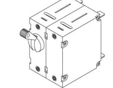 Circuit Breaker 1PH 10A Lever Style CARLINGSWITCH product image