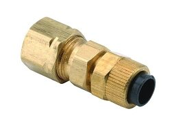 Poly Compression Tube Union 1/4" x 1/4" product image