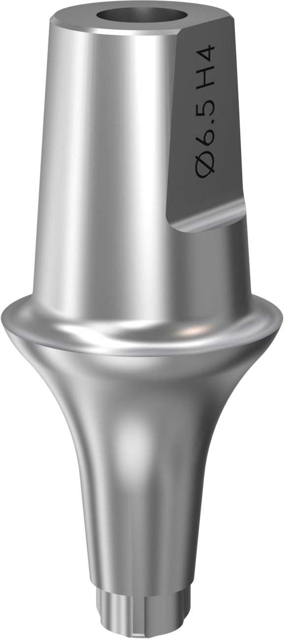 Kontact Non scalloped Straight Standard Abutment Ø6.5mm H 04mm image