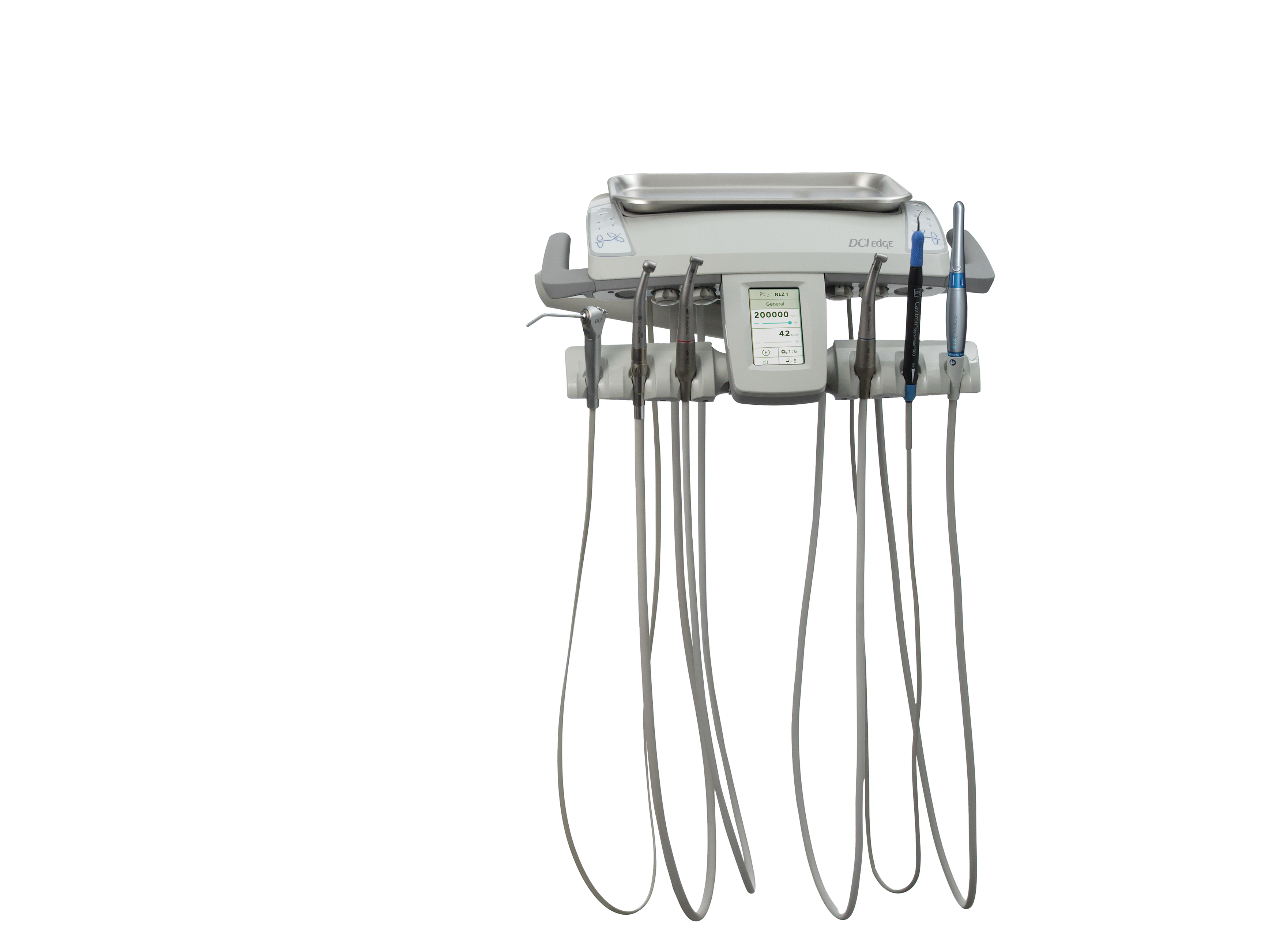 DCI Edge Series 5 Side Delivery Auto Dental Unit Light Gray with Touch Pads product image