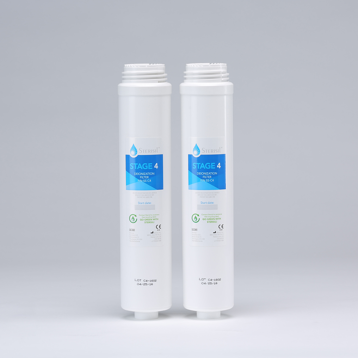 Stage 4 Deionization Cartridges 2/Pk image