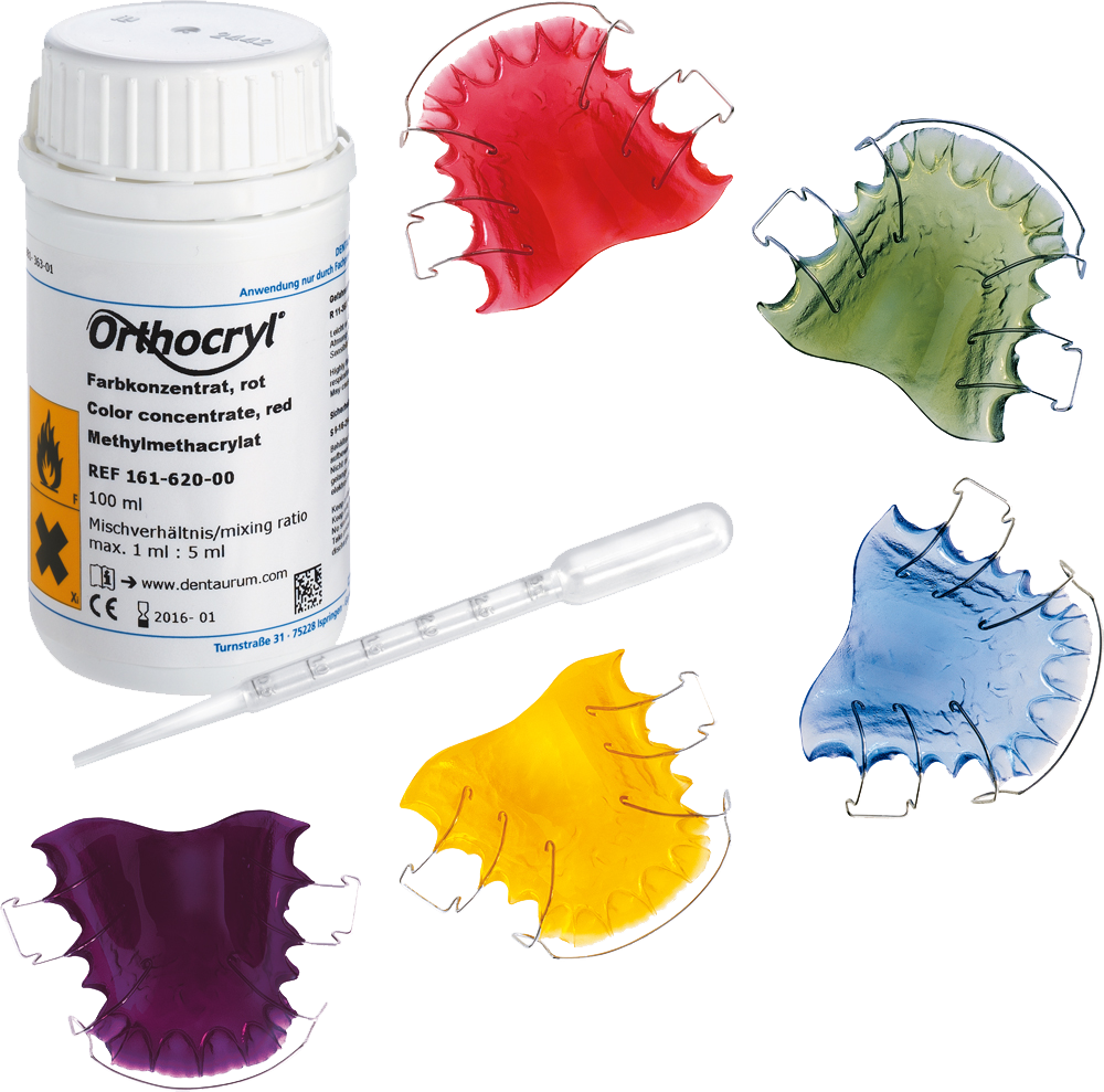 Red Orthocryl® Color Concentrate 100ml | Benco Dental