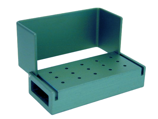 Teal Custom Bur Blocks with 15-Hole FG Burs product image