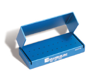 Aluminum Bur Blocks 20 Friction Grip Blue product image