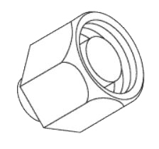 Compression Nut with Ferrule Pack of 4 product image