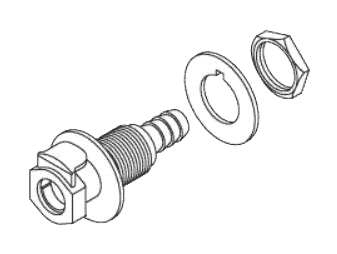 Female Quick Connect Fitting Grey product image