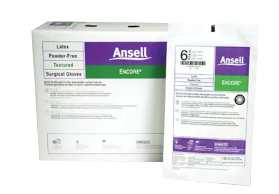 ENCORE Latex Textured Latex Surgical Gloves 8 Natural 50Pr/Bx product image