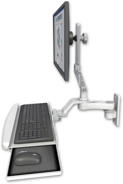 Ultra 510 Monitor Mount W2 Wall Mount Universal Keyboard Ultra 3 Short Arm product image