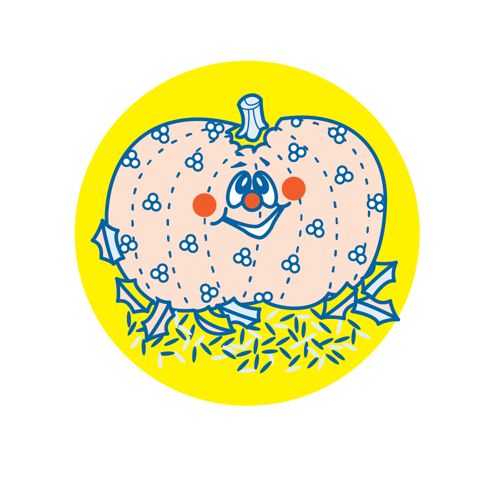 Pumpkin Label Roll product image