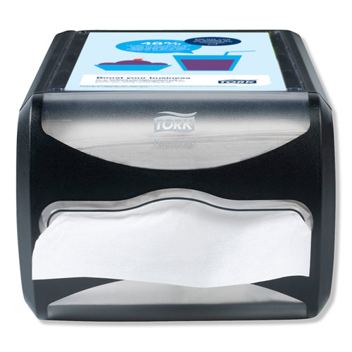 Tork® Xpressnap Counter Napkin Dispenser Black 7.5 x 12.1 x 5.7 product image