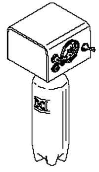 Asepsis Self-Contained Standard Single Water System with 750ml Bottle & Extra Bottle product image