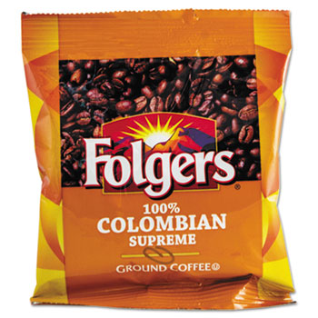 Folgers® 100% Colombian Ground Coffee 1.75 oz Fraction Pack Carton of 42 product image