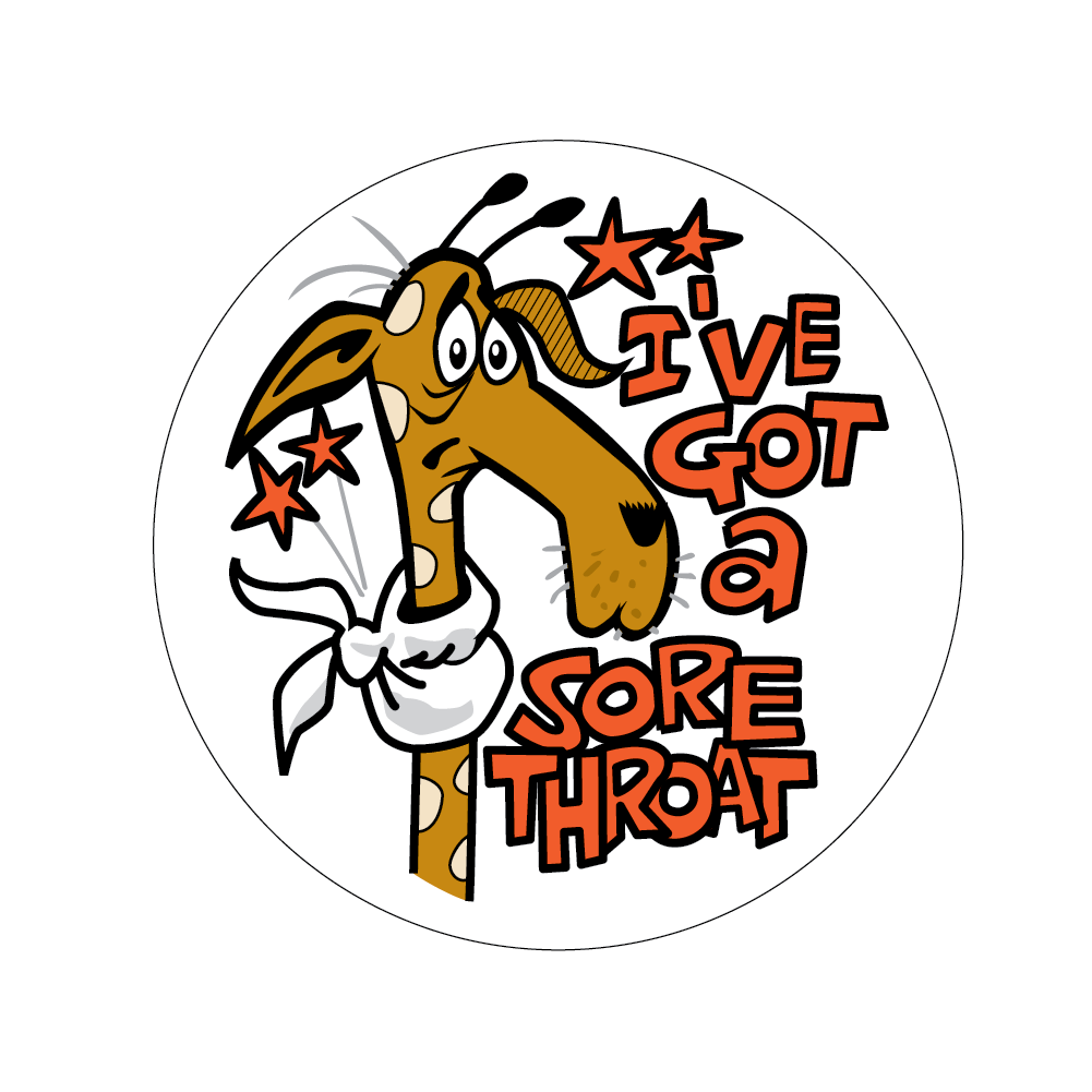 I've Got A Sore Throat Label Roll product image