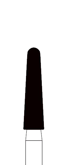 #856/021 Medium Laboratory Diamond Bur Round-End Taper HP product image