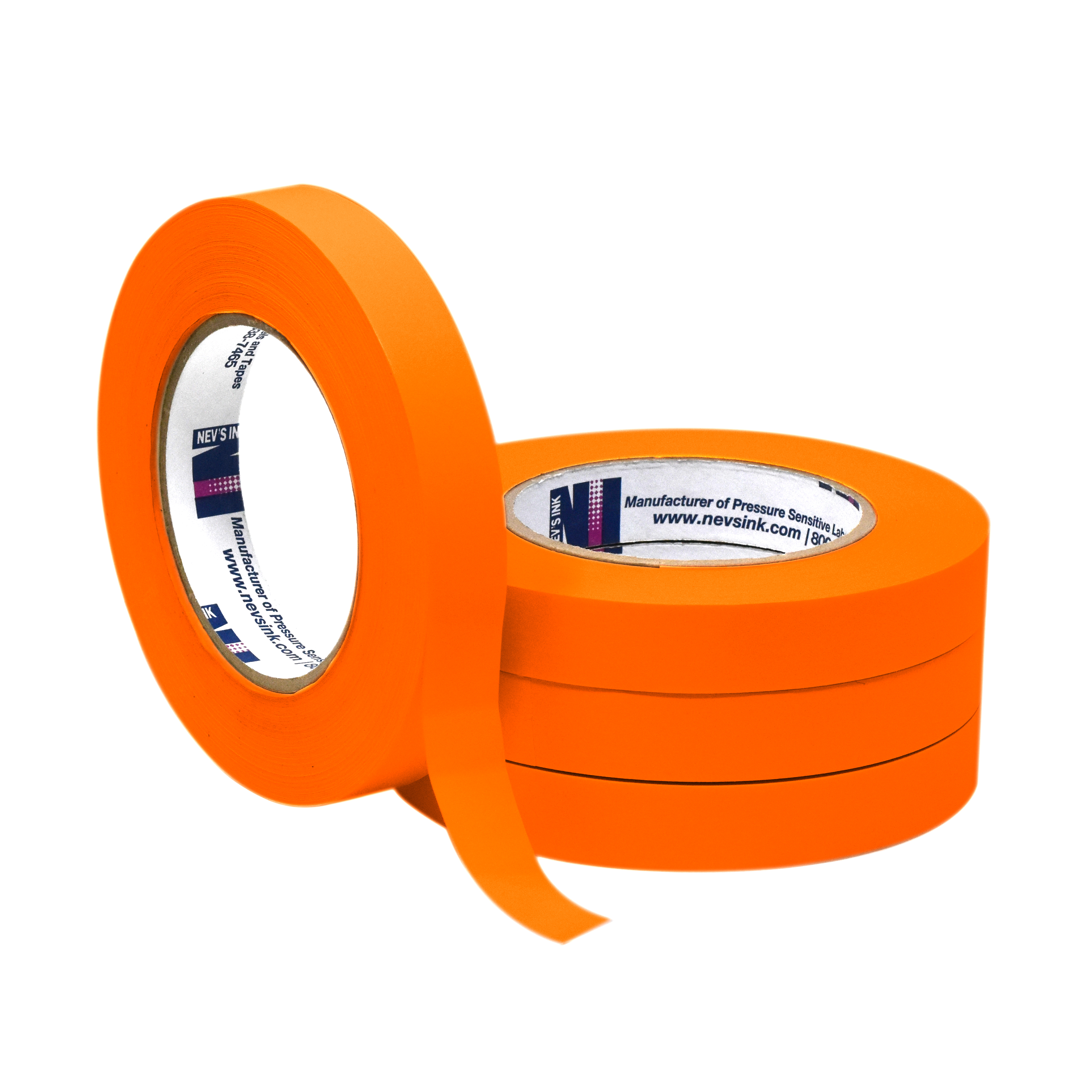 Orange Labeling Tape 3/4" Wide x 60yd Box of 4 product image