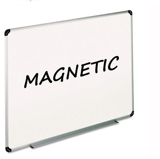 Universal One Magnetic Dry Erase Board Melamine 72 x 48 White Aluminum/Plastic Frame product image