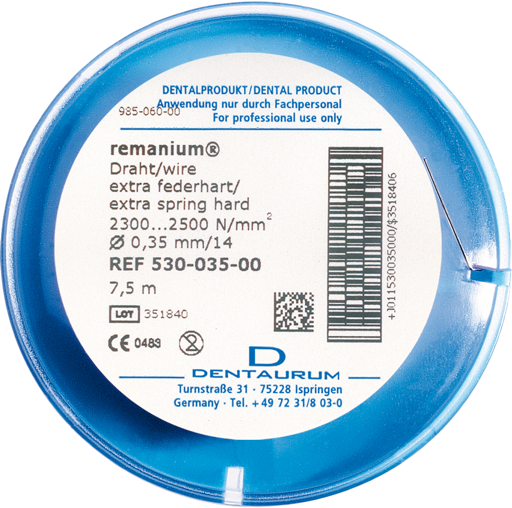 remanium® Wire on Coils Round Extra Spring Hard 0.35mm / 14 product image