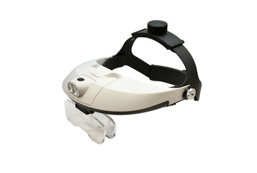 LED Illuminating Magnifier with Two Way Adjustable Headband product image