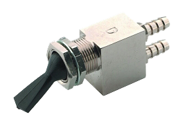 Rear Ported Valve 2-Way Black image