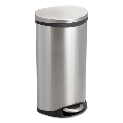 Safco Step-On Medical Receptacle 7.5 Gallon Stainless Steel product image